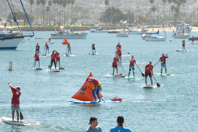 Panda Paddle sup race event